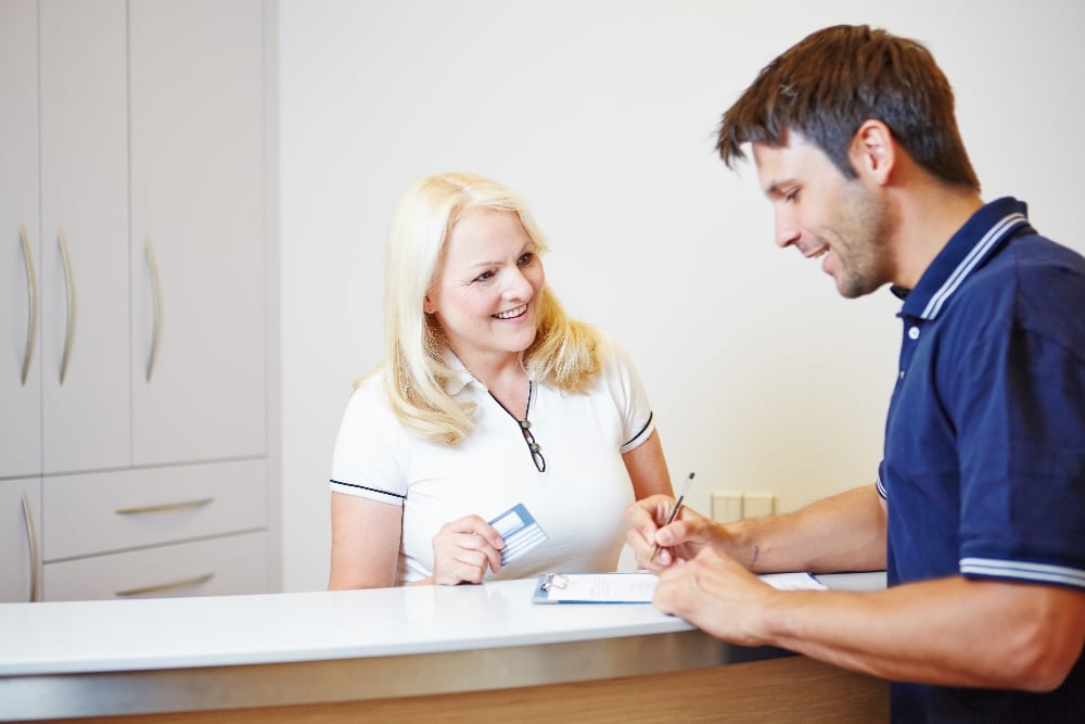Dentist office payment method