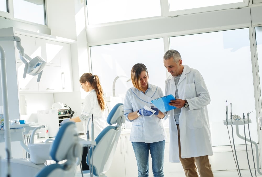 Maximizing space in dental office